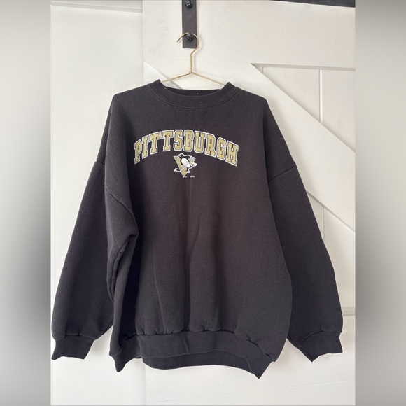 Vintage Pittsburgh Penguins Tultex Sweatshirt 2XL Crewneck NHL Hockey - Picture 1 of 10